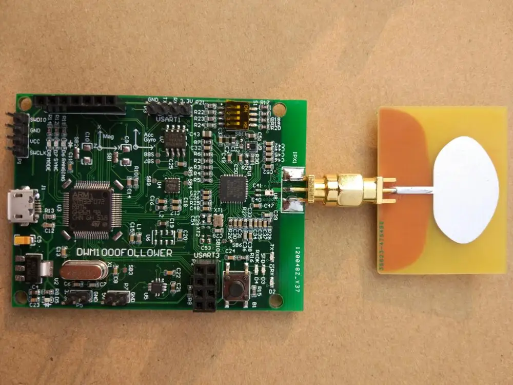 US $189.99 For DW1000FOLLOWER development board UWB indoor positioning abandoned DWM1000 module automatically follow