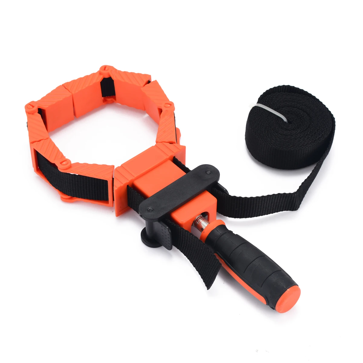 

Mayitr Woodworking Picture Frame Polygonal Clip Strap Clamp Mitre Miter Vise Ratchet Corner Art Craft Tool