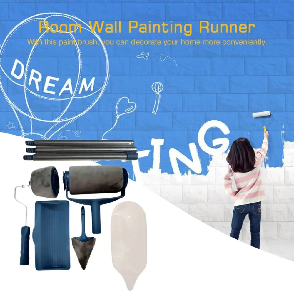 مفيدة 6 قطعة/المجموعة متعددة الوظائف رولة دهانات مقبض فرشاة أداة توافد المقلم غرفة طلاء جدران عداء الطلاء فرشاة للمنزل مكتب مفيدة 6 قطعة/المجموعة متعددة الوظائف رولة دهانات مقبض فرشاة أداة توافد المقلم غرفة طلاء جدران عداء الطلاء فرشاة للمنزل مكتب