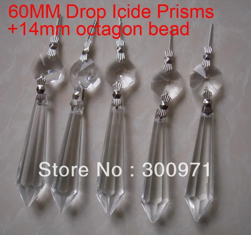 100set/lot free shipping CLEAR CHANDELIER GLASS CRYSTALS LAMP PRISMS PARTS HANGING DROPS | Лампы и освещение