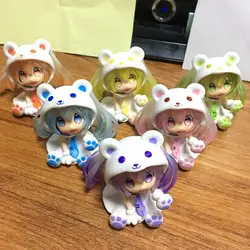 2019 Новый японский аниме версии креативный подарок Хацунэ розовый медведь вишня фигурку Коллекционная модель игрушки для мальчиков