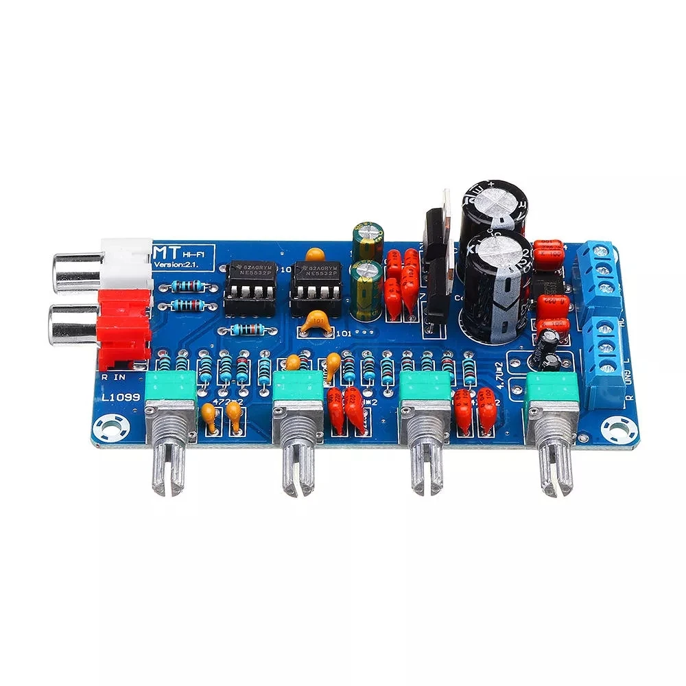 Системная плата управления громкостью NE5532 OP AMP усилитель