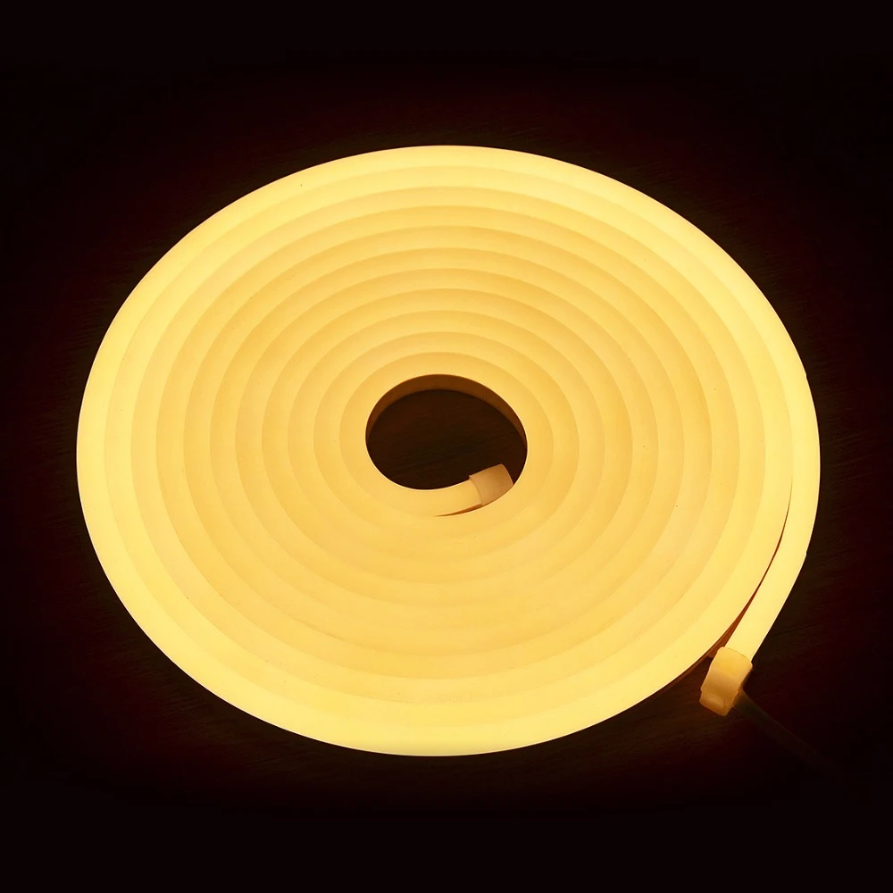 

24VDC 2835/5050 led strips T series neon light tubes 120 led per meter warm white led neon strip thin rope light