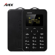 Новый мини телефон aiek/aeku c6 цветной экран pk m5 сотовый телефон ультра тонкий дети мобильный телефон низкая радиация gsm bluetooth