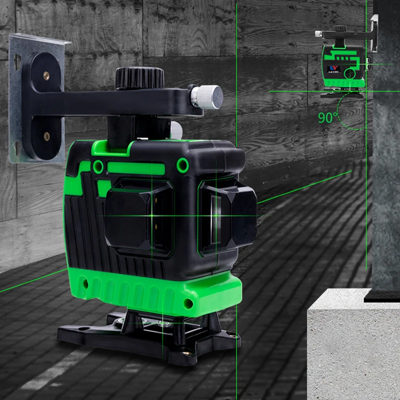 

New Green laser level 12 line labeler level high intensity light floor level