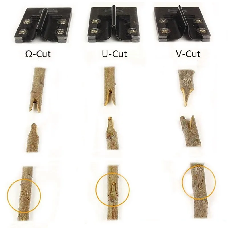 Садовая прививка, секатор, набор инструментов, набор, ветка для растений, ветка, лоза, фруктовое дерево, Прививка, ножницы, Омега-вырез, U-Cut, V-Cut