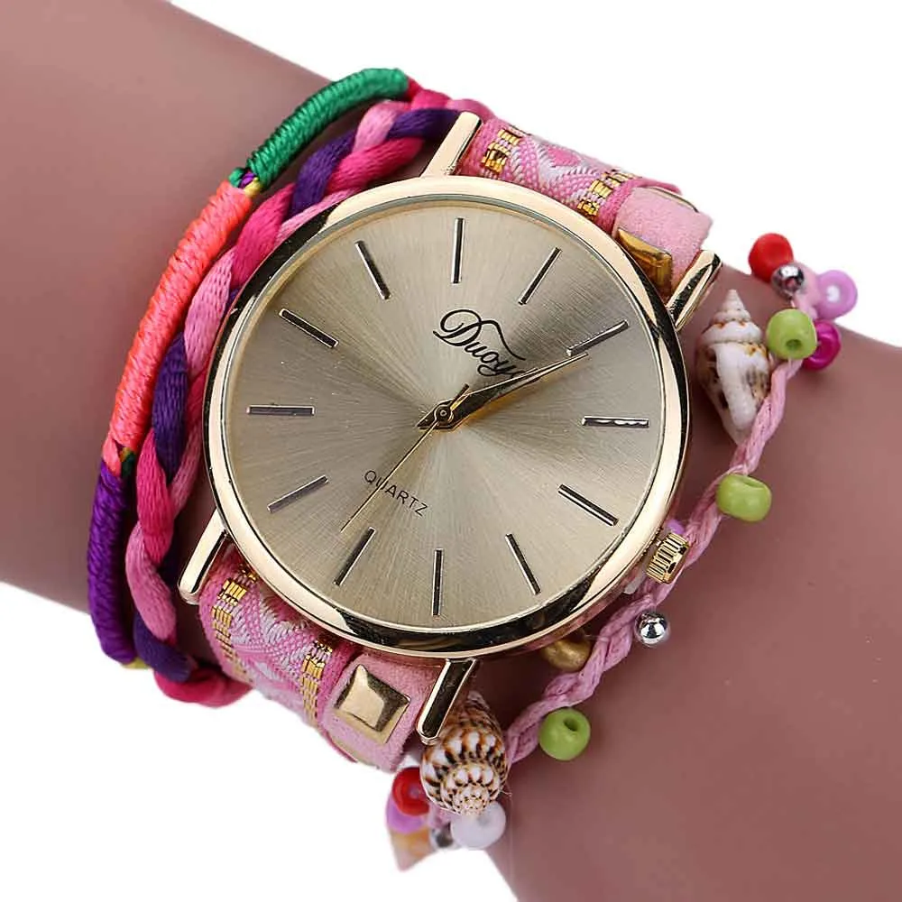 New New design Ladies top brand luxury women quartz watch Fabric ladies