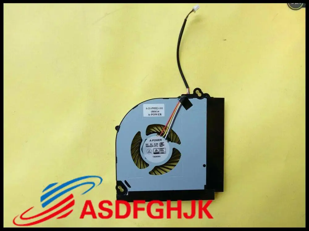 

Original for Clevo P950 P950ER CPU COOLING FAN 631-P95E2-101 4-wires fan Test OK