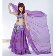 1 шт./лот,, Женский шифоновый костюм для танца живота 250*120 см