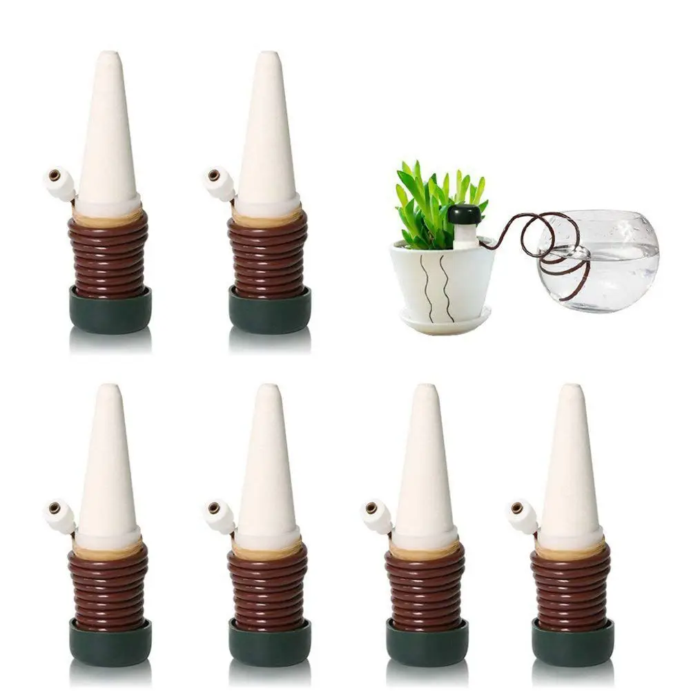 

Botique-6 Pack Automatic Plant Waterers,Vacation Plant Waterer Self Irrigation Watering System Perfect for Indoor Outdoor Offi