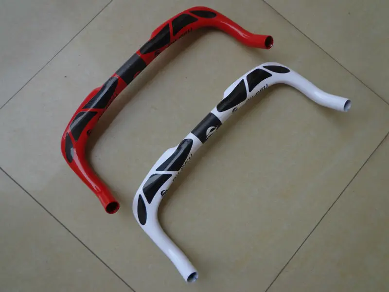 

New 7 color QILEFU Road bike TT style triathlon Time trial carbon bicycle handlebar carbon rest handlebar 31.8*400/420/440/460mm