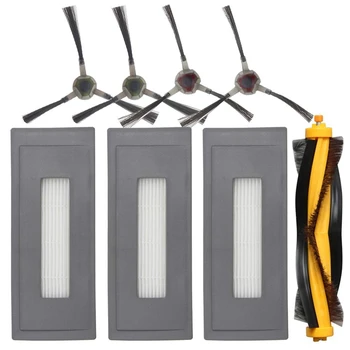 

Replacement Accessories Kit Compatible For Ecovacs Deebot Ozmo 930 Robotic Vacuum Cleaner, 1 Main Brush 3 High Efficiency Filt