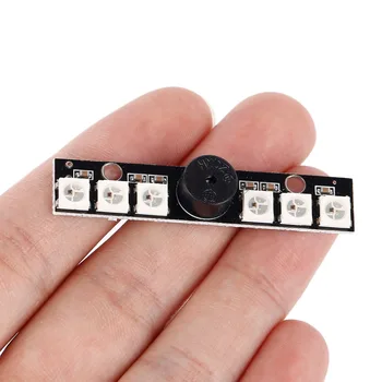 

Matek WS2812B LED & 5V Active Buzzer 6xRGB LED Indicator for NAZE32 F3 FLIP32 CC3D Skyline32 Flight Controller DIY Drone
