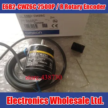 

New Rotary Encoder E6B2-CWZ6C 2500P / R / ABZ 3 phase 5-24VDC 2M Cable Incremental encoder for OMRON