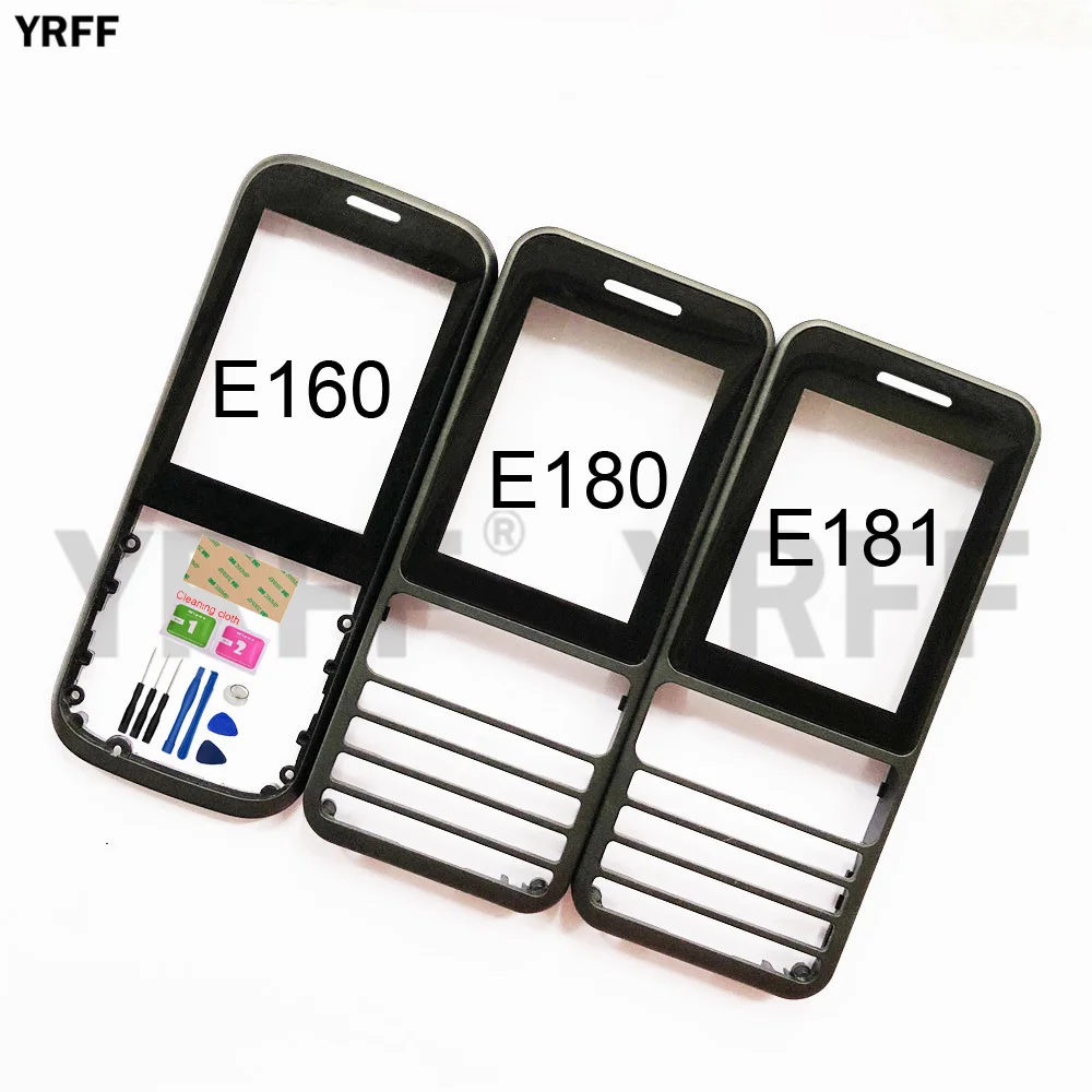 

For Philips E160 E180 E181 Mobile Front Glass Screen +Center housing +keypads Replacement