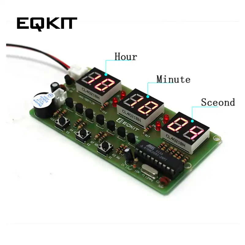 60 Second Countdown Timer DIY Kit Red Smart Timing Alarm Electronic