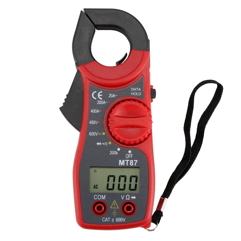 

MT87 Digital Multimeter Clamp Meter Current Clamp Pincers AC/DC Current Voltage Tester For Factory Home Car Electronic Equipment