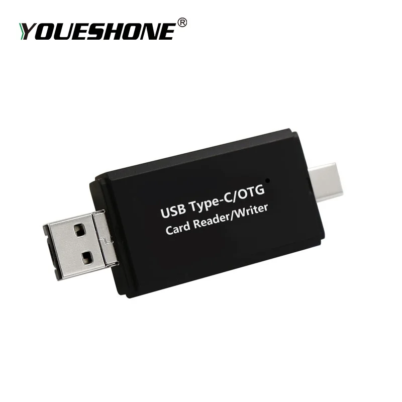 USB2.0 3 в 1 OTG type-C USB кард-ридер высокоскоростной Универсальный флэш-накопитель для чтения карт памяти для Android/PC удлинитель-переходник