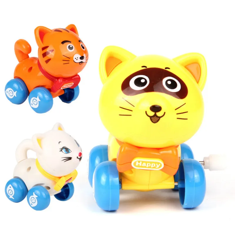 Buy Fast Shipping 1pcs Lovely Cartoon Cat Wind Up