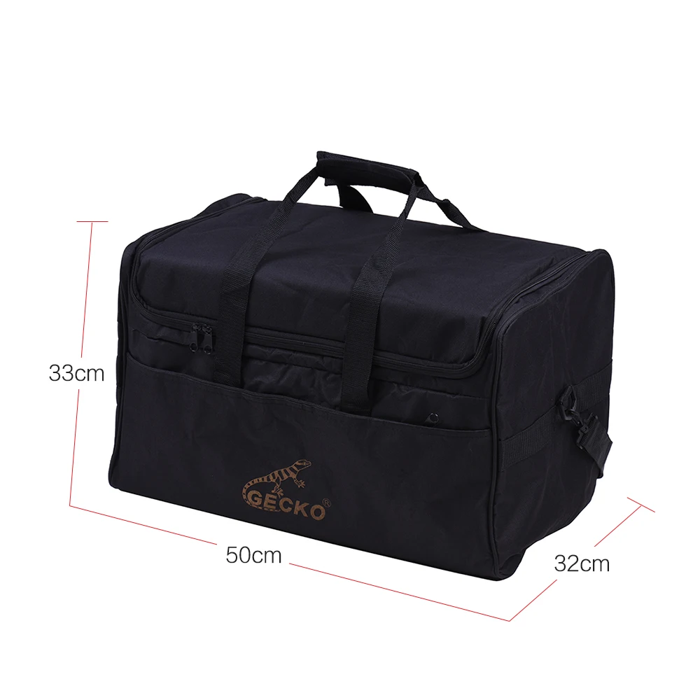 ammoon GECKO L03 Standard Adult Cajon Box Drum Bag Backpack Case 600D 5MM Cotton Padding with Carry Handle Shoulder Strap ammoon GECKO L03 Standard Adult Cajon Box Drum Bag Backpack Case 600D 5MM Cotton Padding with Carry Handle Shoulder Strap