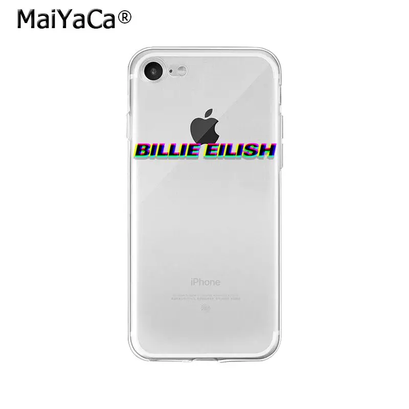 MaiYaCa Billie Eilish мягкий чехол для телефона из ТПУ чехол для Apple iPhone 8 7 6 6S Plus X XS MAX 5 5S SE XR мобильных телефонов - Цвет: A12