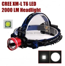 AloneFire HP87 Cree XM-L T6 LED cree led Headlamp Headlight for 1/2-18650 battery