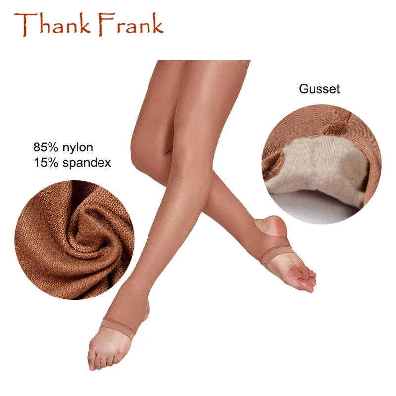 Discount Thickening Ballroom Stirrup Shimmery Tights Girls Women Dance Shiny Glitter Glossy Shimmer Collant