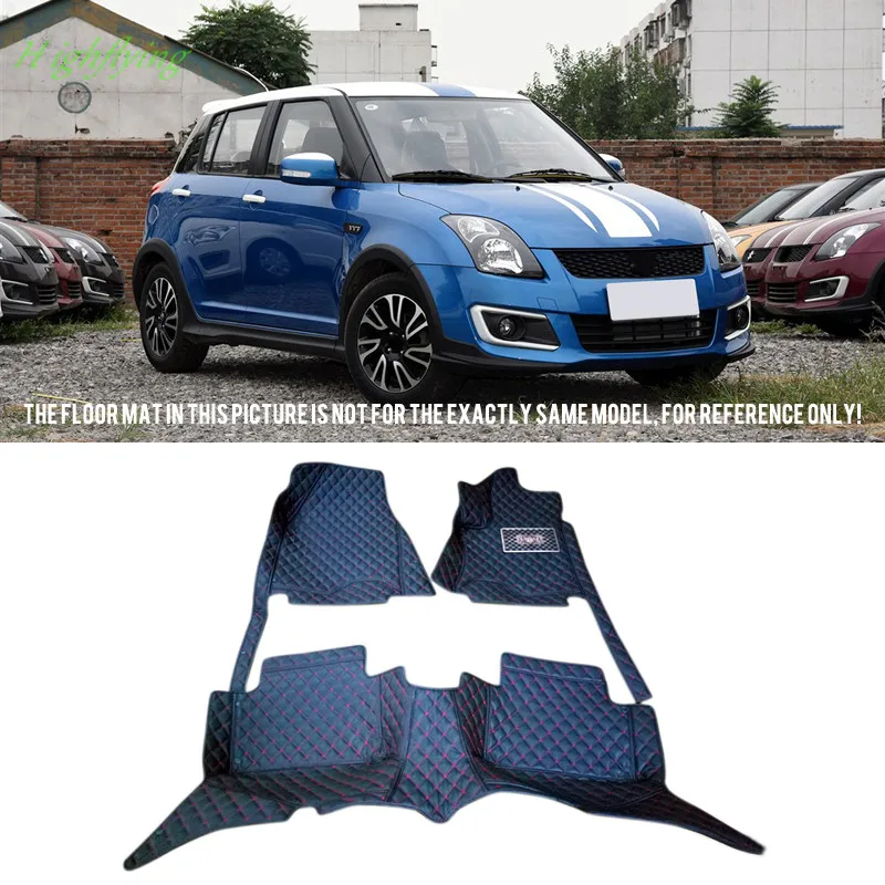 

Interior Accessories Floor Mats Carpets Foot Pads Covers For Suzuki Swift 2004-2009 For Suzuki Swift 2013-2015