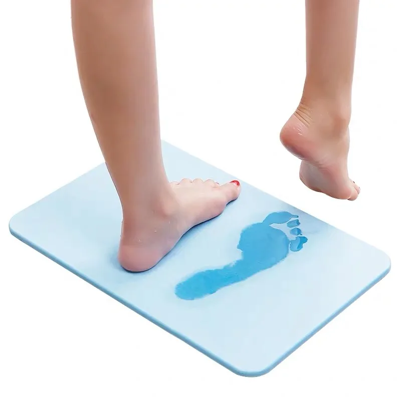 

Magical Diatom Mud Absorbent Foot Pad Door Mat Bath Mats Quick-drying Mat Non-slip Shower Mats