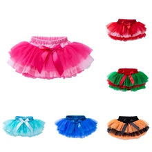 Юбка-пачка для маленьких девочек; фатиновая кружевная Одежда для новорожденных; Детские вечерние балетные юбки для танцев; фатиновая одежда принцессы для девочек