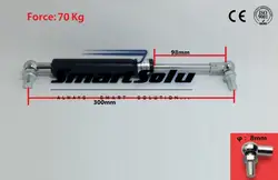 Бесплатная доставка 2 шт./лот 300 мм x 98 мм Шар шпильки Авто Упругий стойки Лифт Опора 70 кг силы 11.8 "Длинные