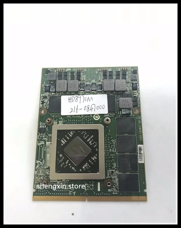 Оригинальный видеоэкран R9 M290X HD8970 HD8970M 4 Гб видеокарта VGA 216-0847000 для Dell Alienware M17X M18X HP