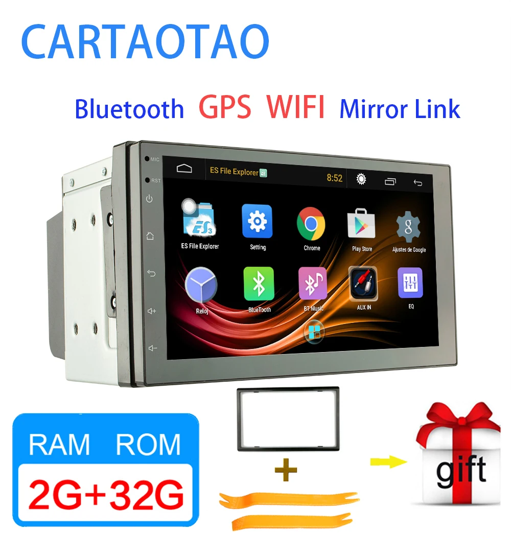 

2 din Android car radio 2DIN 7''universal automatic stereo stereo FM GPS navigation wifi Bluetooth USB car multimedia MP5 playe