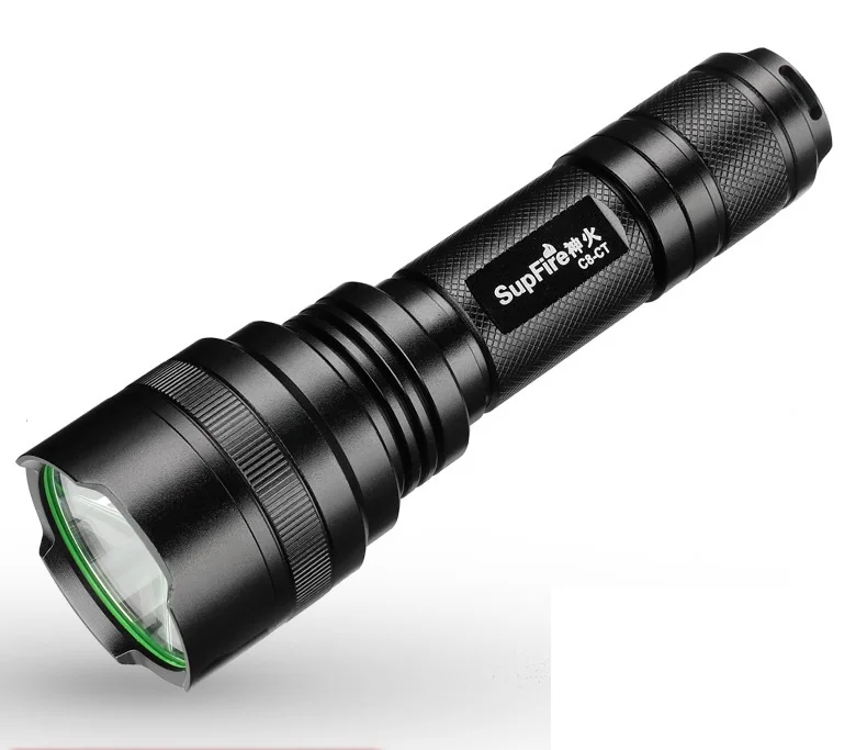 

SupFire C8-CT AC16 Outdoor Magnet Flashlight 450lm With 18650 Battery Tactical LED Torch Light Camping LED Flashlight