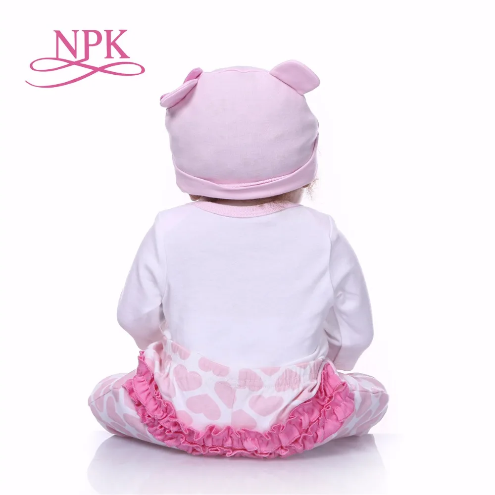 NPK 56 см Силиконовая ванна для всего тела игрушка bebeReborn Детская кукла девочек