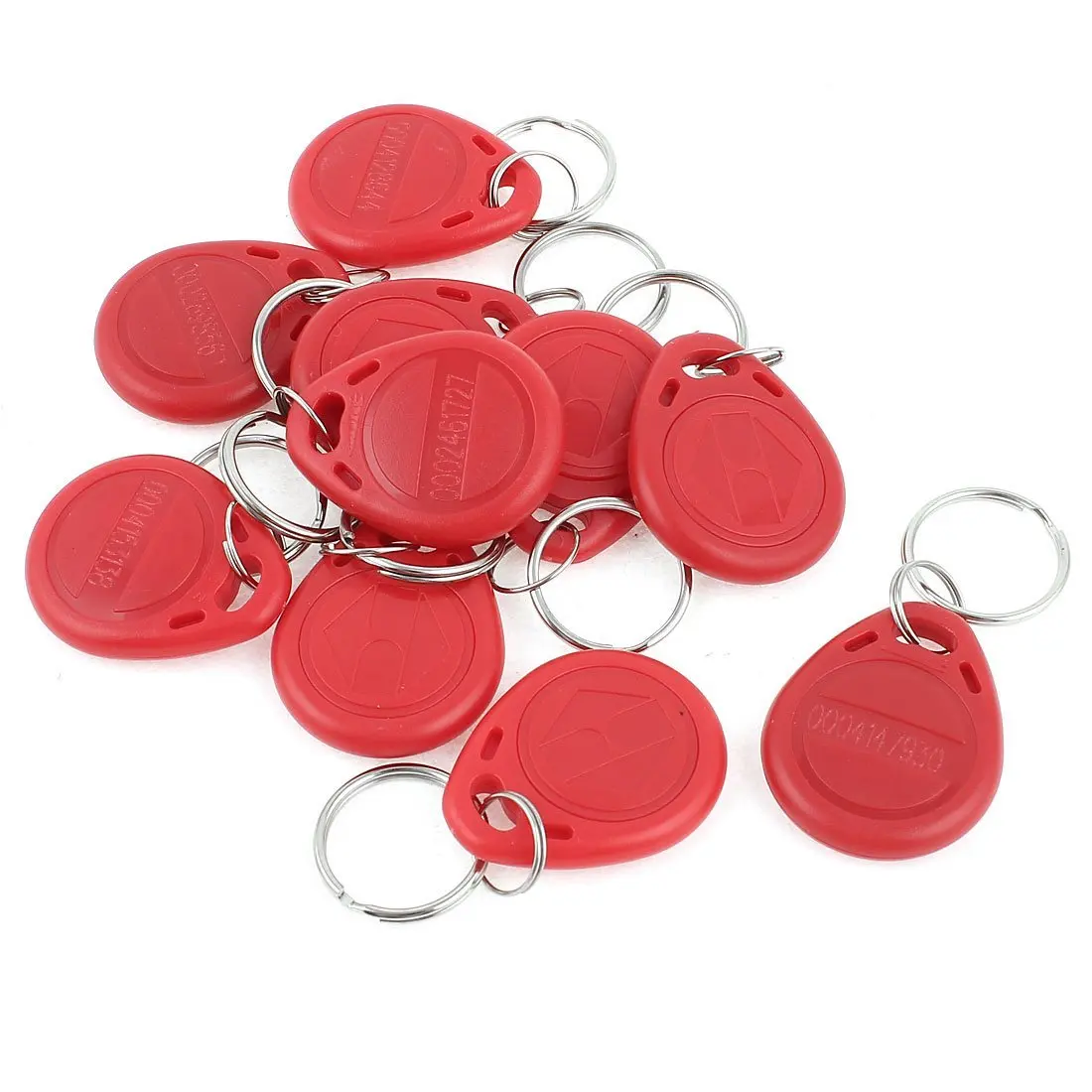 

New Style 10 x 125 KHz RFID Keyboard Control Door Key Holder Red Card Identification