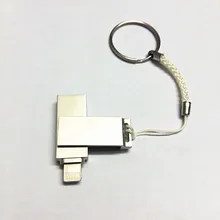 Для iPhone флэш-накопителей USB OTG 32 ГБ 16 ГБ 64 ГБ Ёмкость расширения для iPhone5/5S/5c /6/6s/6 plus/7/7plus/ipadAir/Air2, mini/2/3