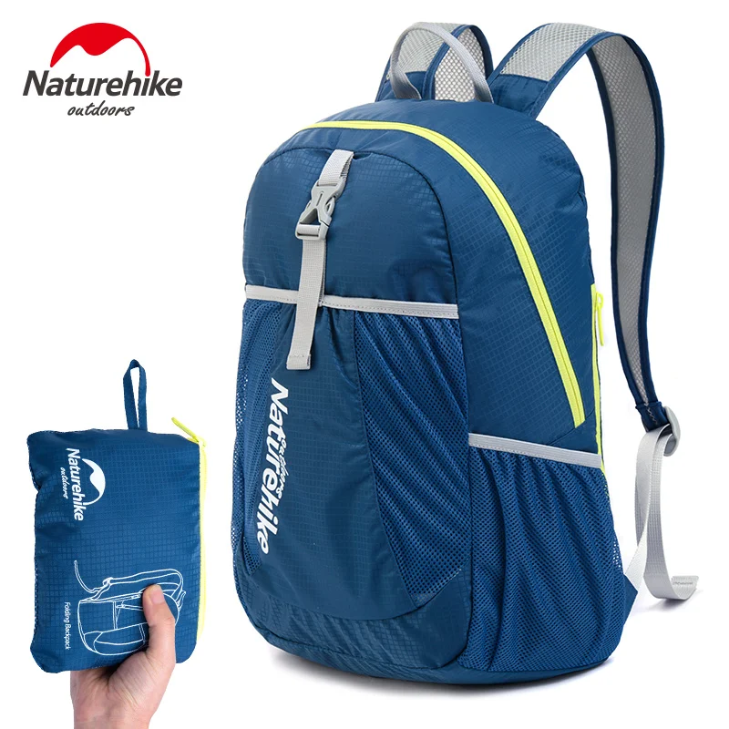 

22L Light Foldable Pack Skin Pack Backpack Casual Sports Bags Men and Women Mountaineering Travel double Shoulder Bag Travel