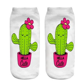 

Cute Cactus print socks kids wholesales dropship