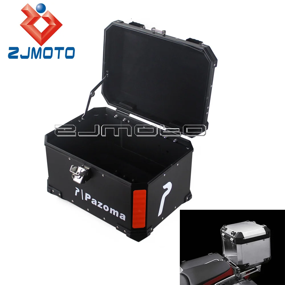 

Motorcycle Aluminum Top Case Outback Monokey Trekker Motorbike Topcase For BMW Honda Yamaha Triumph Tail Box
