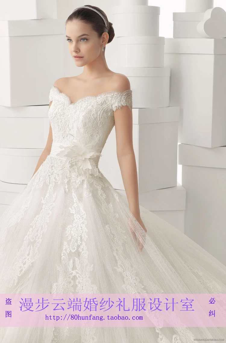 

free shipping ball bridal gown appliques casamento vestido de noiva 2016 new fashionable cap sleeve romantic sexy wedding dress