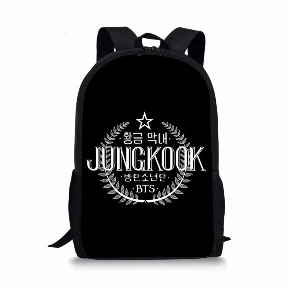 NOISYDESIGNS BTS печати милый карандаш рюкзаки детей школьные ранцы для подростков