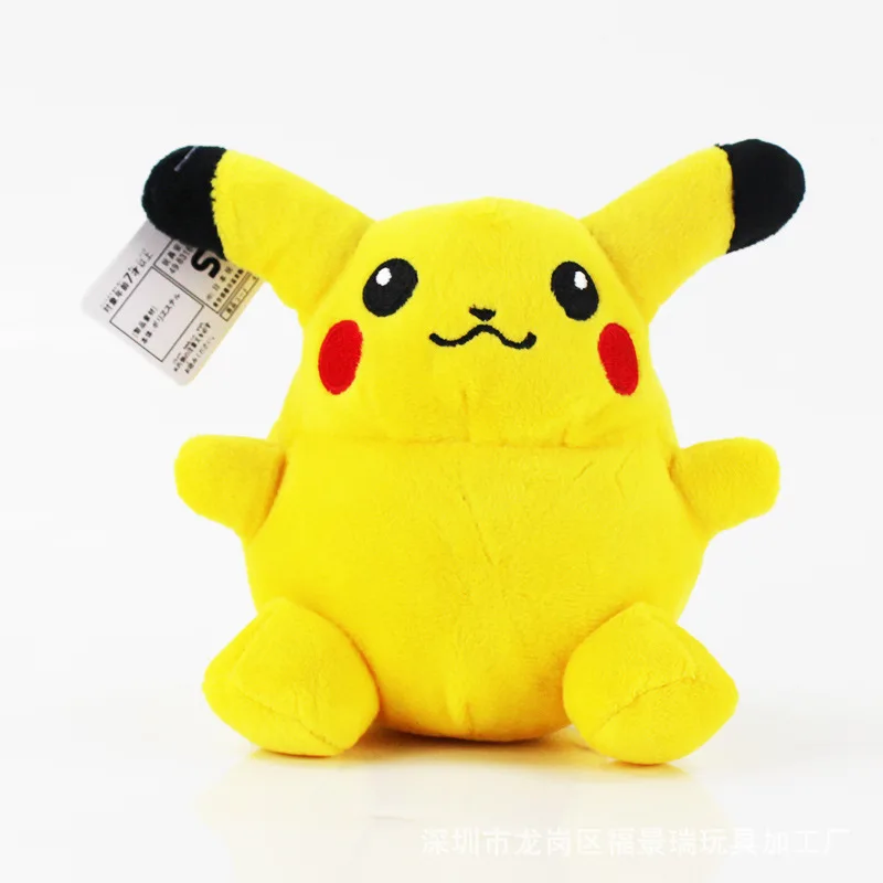 5 стилей плюшевые игрушки 15 см Peluche Pikachu Snorlax Charmander Mewtwo Dragonite милые мягкие куклы для
