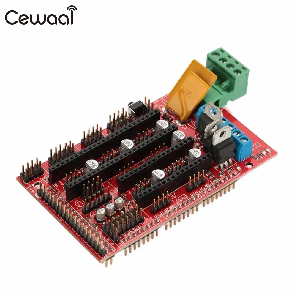 Cweaal 3D Printer Controller Board New Durable Red for