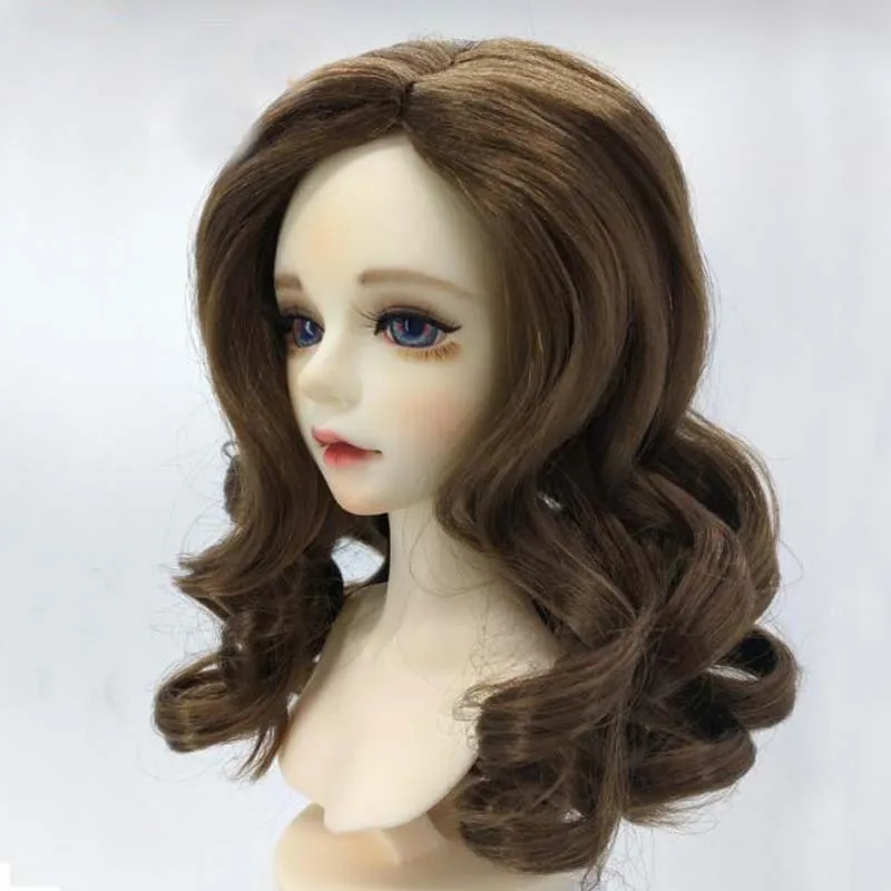1PCS Doll Accessories BJD Doll Wig 1/4 1/3 Curly Wig For Dolls in Dolls Accessories from Toys