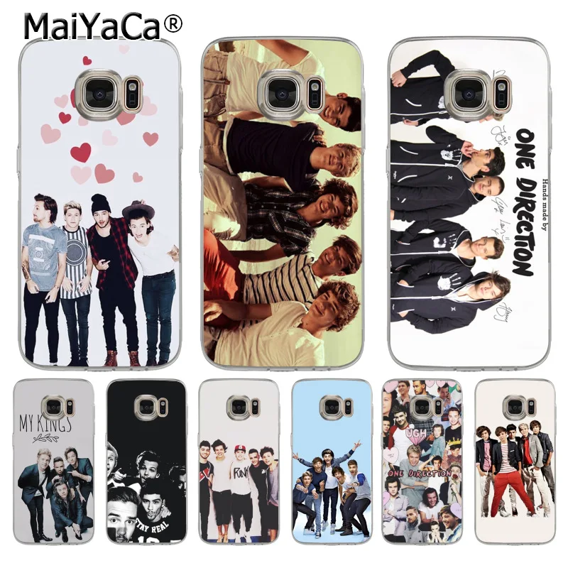 MaiYaCa One Direction новые персонализированные аксессуары для телефонов чехол samsung galaxy s7