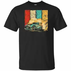 Винтажный Дрифт дизайн автомобиля Ретро Дрифтинг ипar мотив Мужская футболка с коротким рукавом
