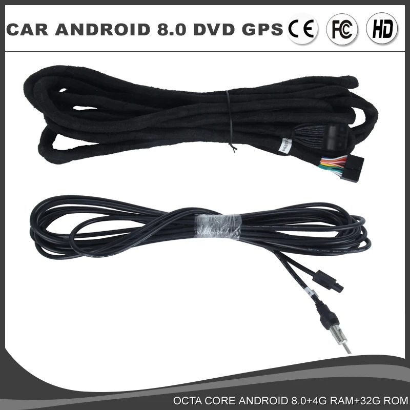 

Long cable for BMW E39 E53 X5 with original monitor/navigation DSP system For Car Android 8.0 7.1 Modification RADIO ADAPTER