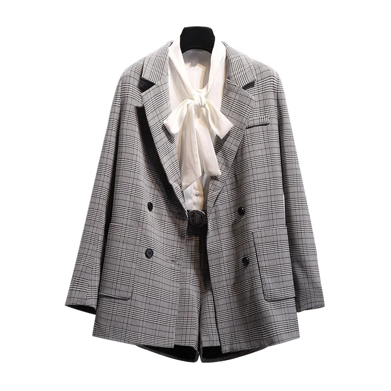 

Fashion Women Skirt Suits One Button Notched Striped Blazer Jackets and Slim Mini Skirts Two Pieces OL Sets Female Outfits 2019