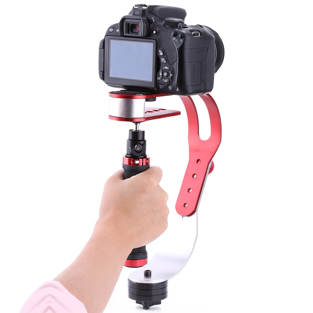 Профессиональный ручной видео стабилизатор DV камера держатель для DSLR